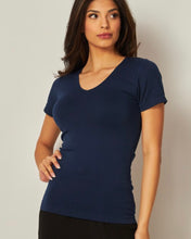 Load image into Gallery viewer, TOP SEAMLESS V NECK
